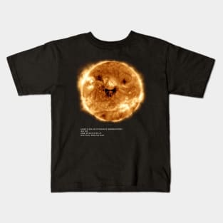 Smiling Sun Nasa's Solar Dynamics Observatory Kids T-Shirt